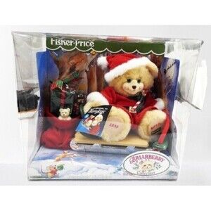 Fisher Price Briarberry Collection Berrykris & Sleigh Mattel 1999 Plush Stuffed